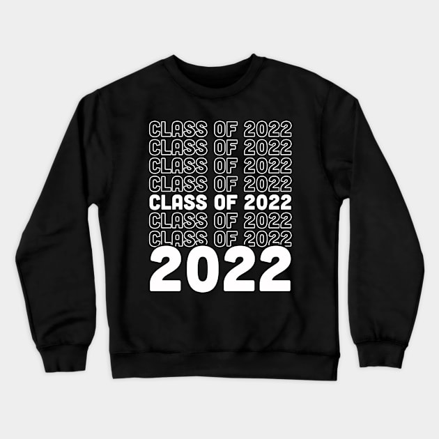 Class of 2022 Graduate Senior Grad Thank You Bag Retro Crewneck Sweatshirt by OrangeMonkeyArt